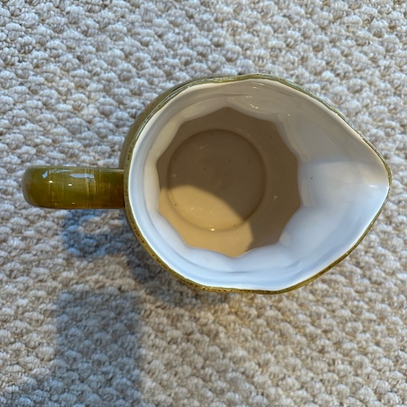 Hand-Painted Floral Ceramic Pitcher - Picture 2 of 4